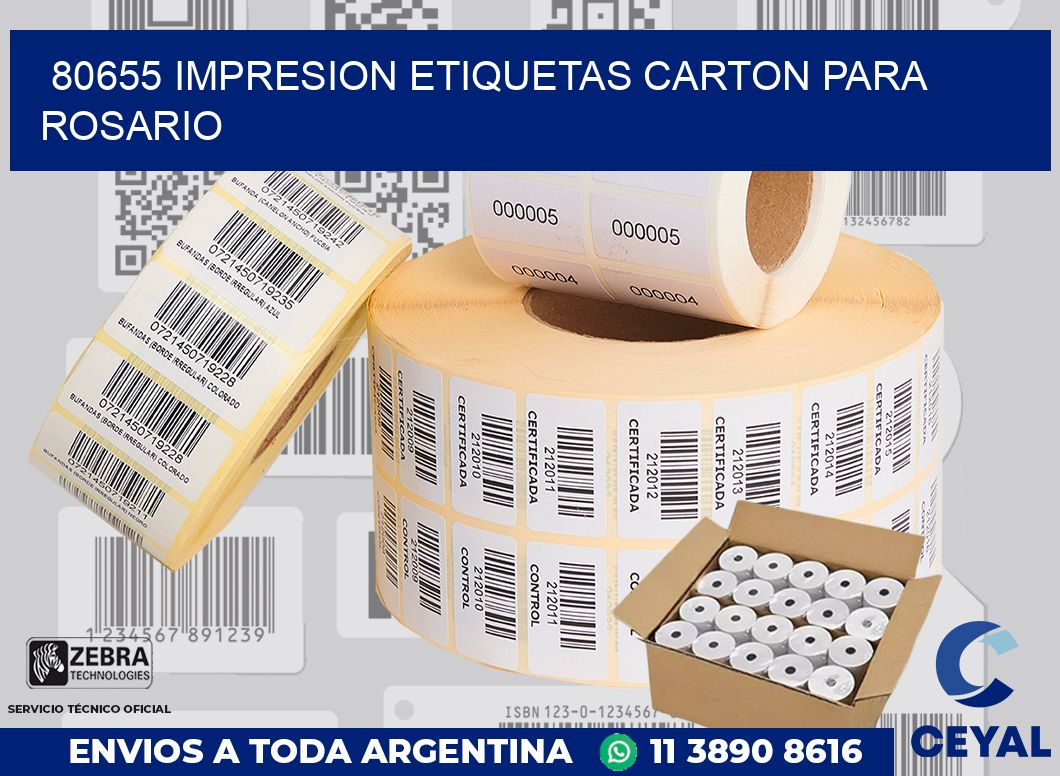 80655 IMPRESION ETIQUETAS CARTON PARA ROSARIO