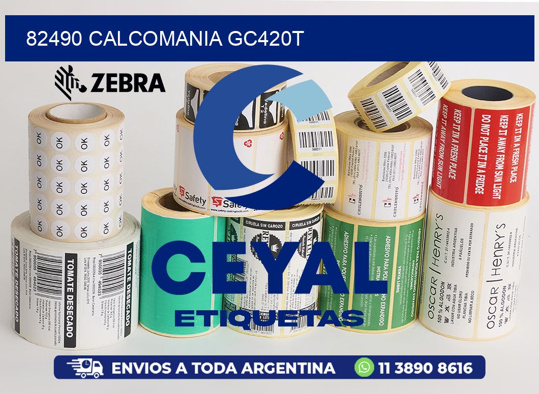 82490 CALCOMANIA GC420T