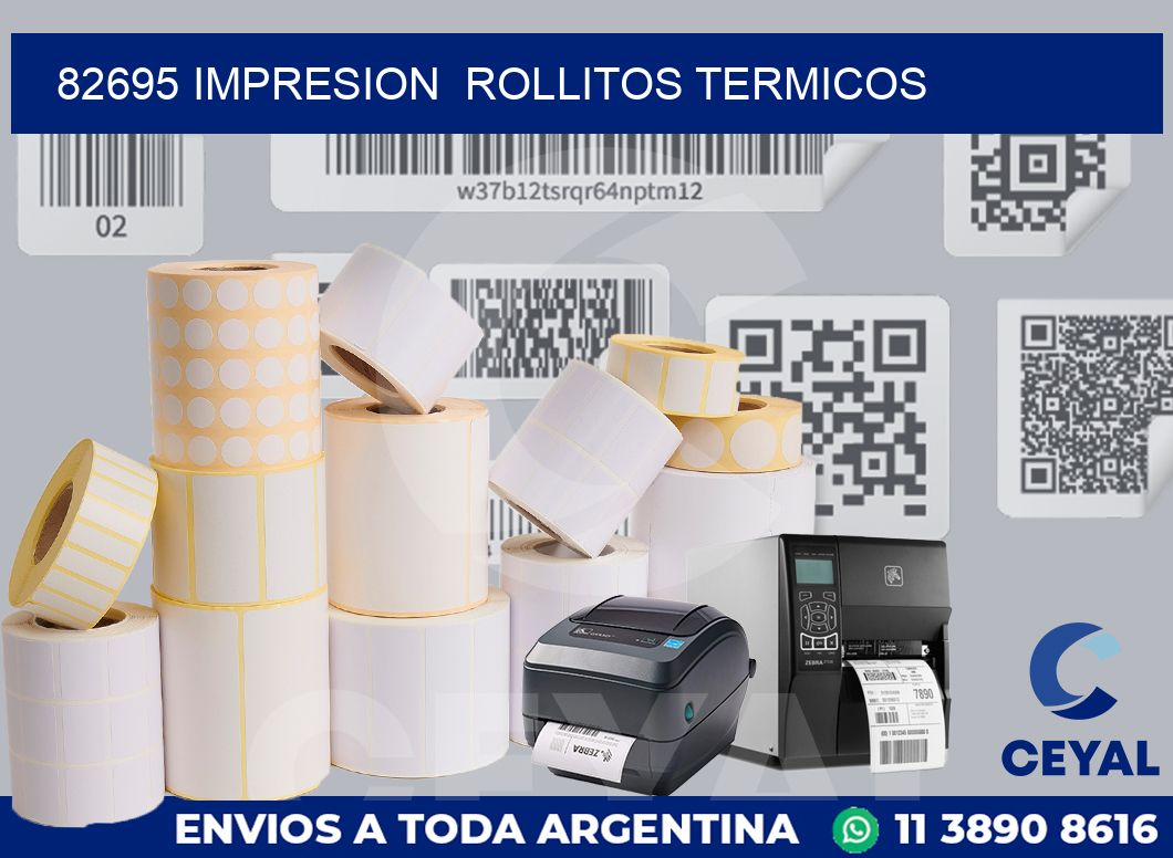 82695 impresion  rollitos termicos