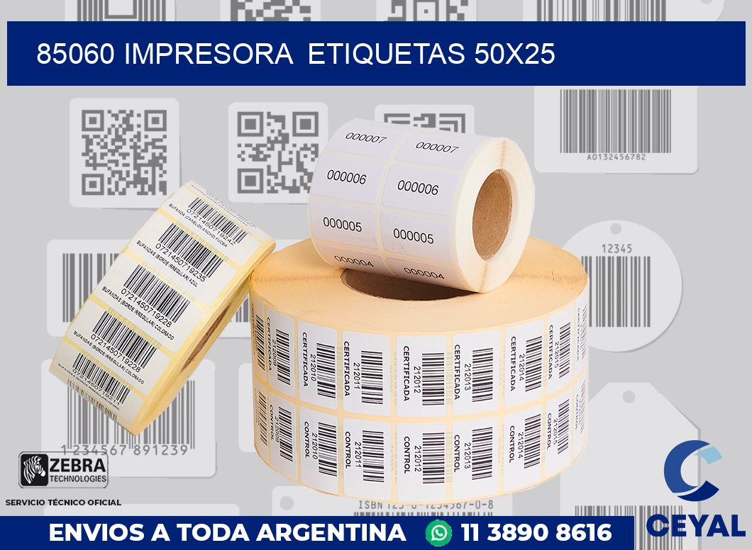 85060 impresora  etiquetas 50x25