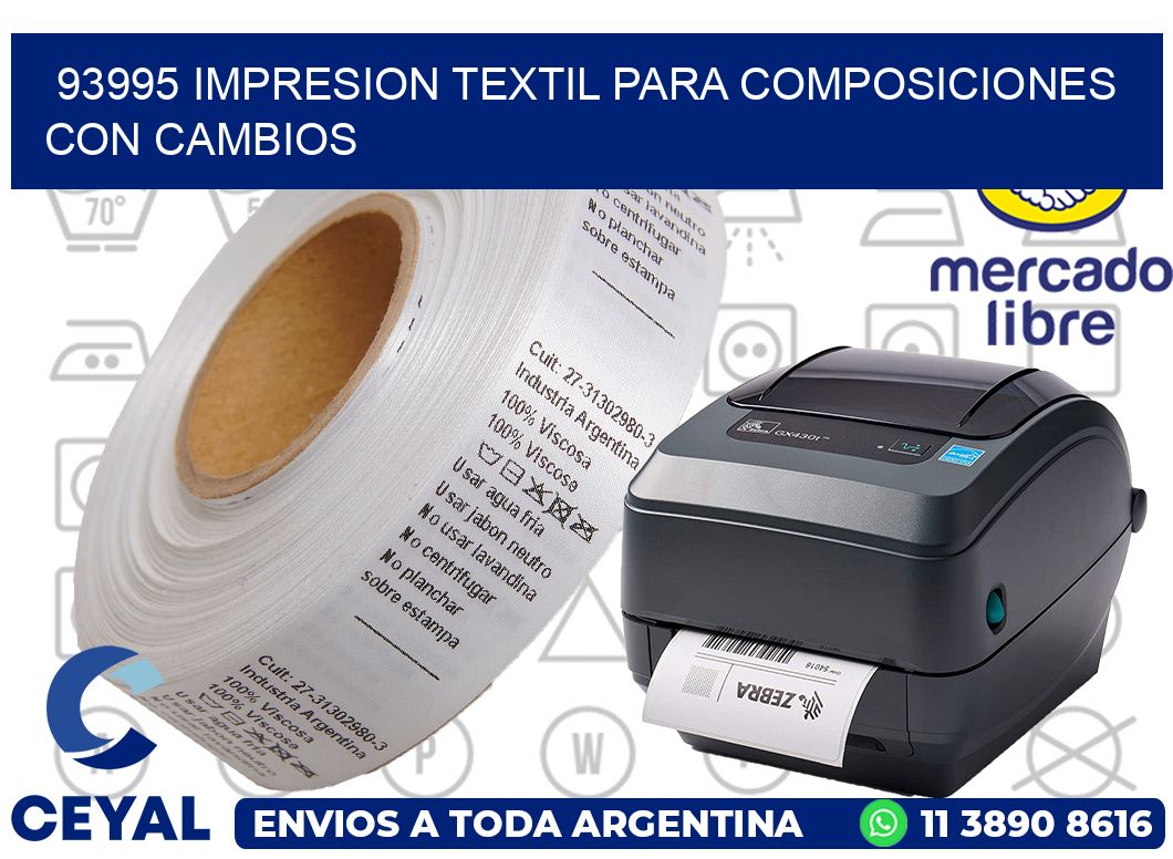 93995 IMPRESION TEXTIL PARA COMPOSICIONES CON CAMBIOS