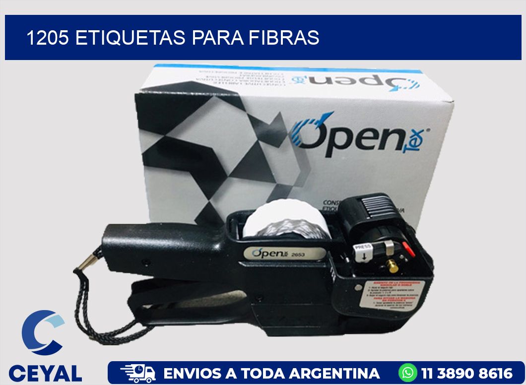 1205 ETIQUETAS PARA FIBRAS