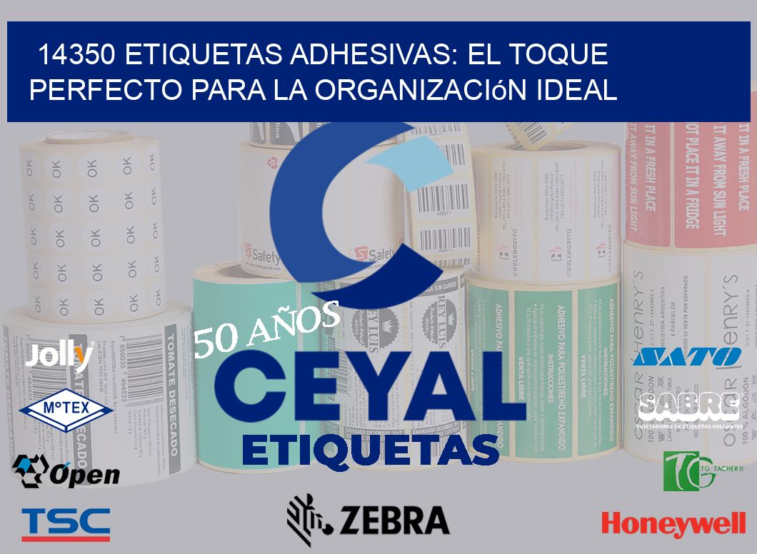 14350 Etiquetas Adhesivas: El Toque Perfecto para la Organización Ideal