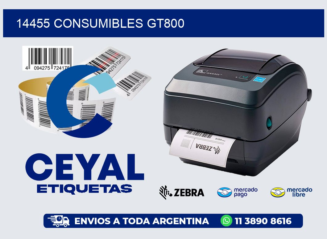 14455 CONSUMIBLES GT800