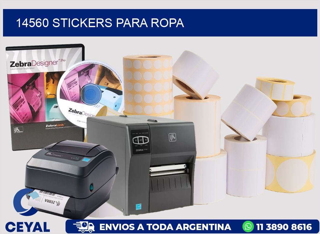 14560 STICKERS PARA ROPA