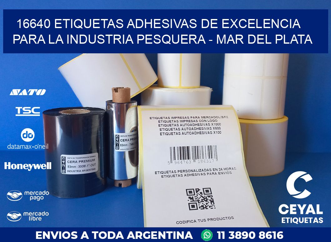 16640 ETIQUETAS ADHESIVAS DE EXCELENCIA PARA LA INDUSTRIA PESQUERA – MAR DEL PLATA
