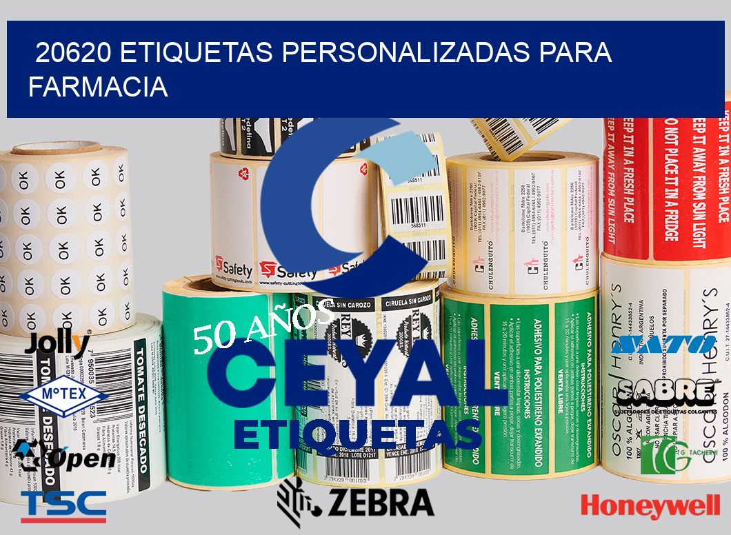 20620 ETIQUETAS PERSONALIZADAS PARA FARMACIA
