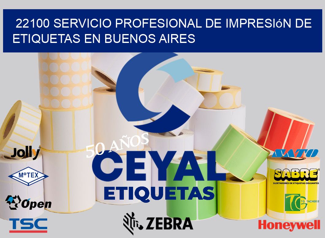 22100 Servicio Profesional de Impresión de Etiquetas en Buenos Aires