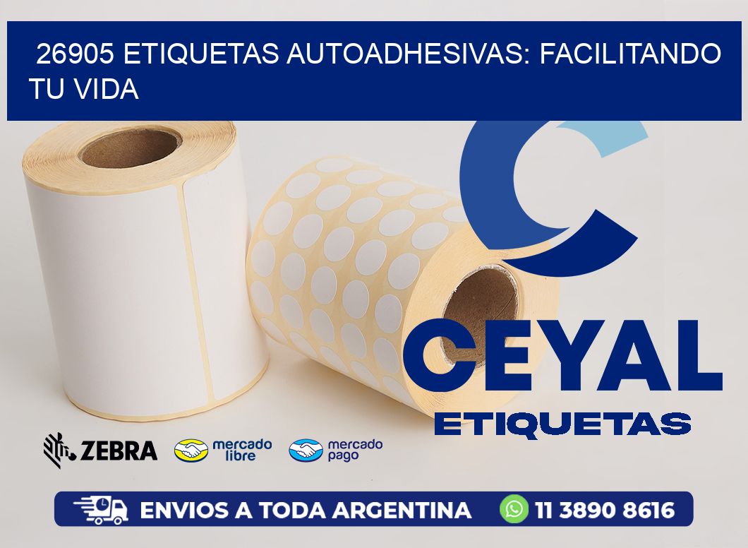 26905 Etiquetas Autoadhesivas: Facilitando tu Vida