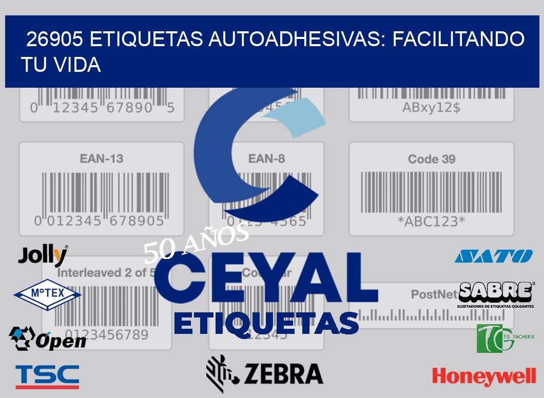 26905 Etiquetas Autoadhesivas: Facilitando tu Vida