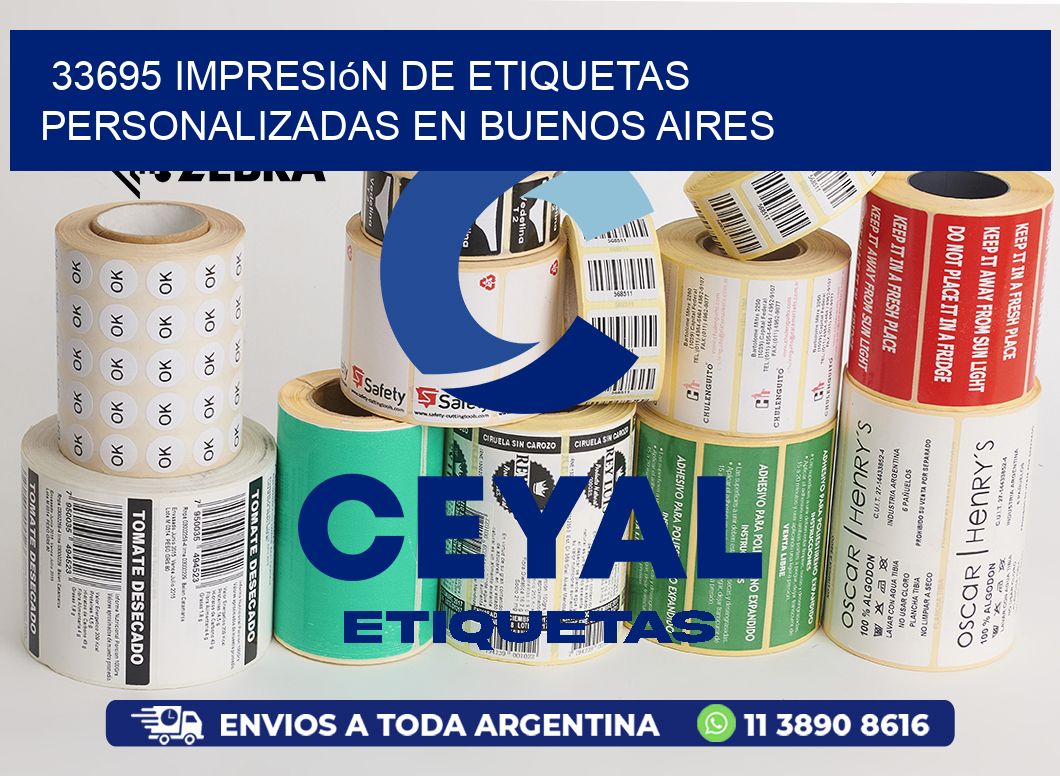 33695 Impresión de Etiquetas Personalizadas en Buenos Aires