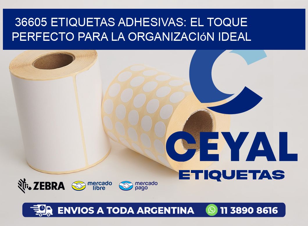 36605 Etiquetas Adhesivas: El Toque Perfecto para la Organización Ideal