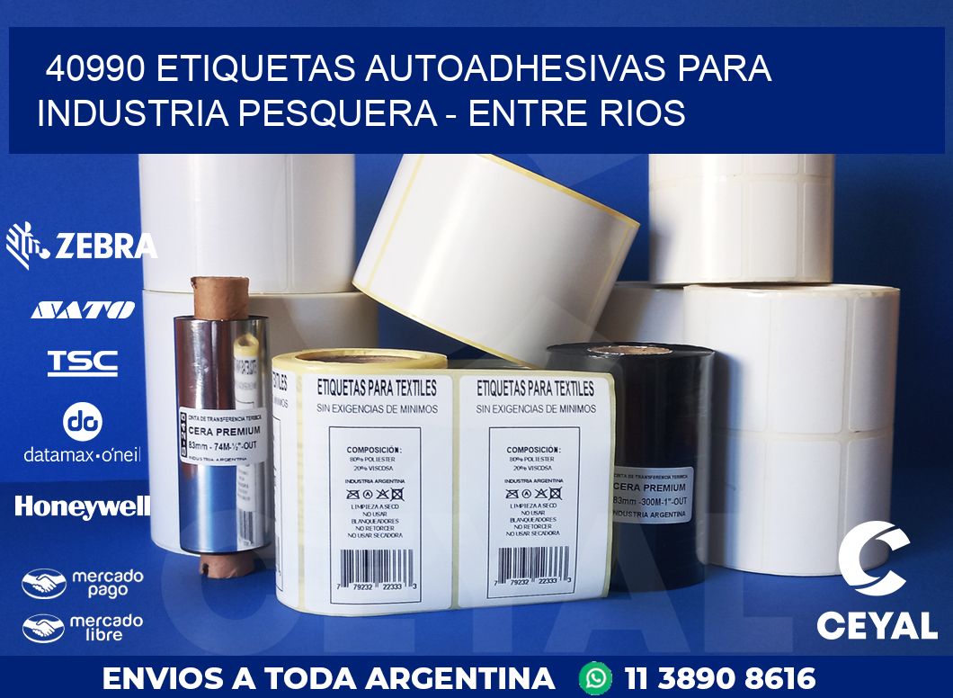 40990 ETIQUETAS AUTOADHESIVAS PARA INDUSTRIA PESQUERA – ENTRE RIOS