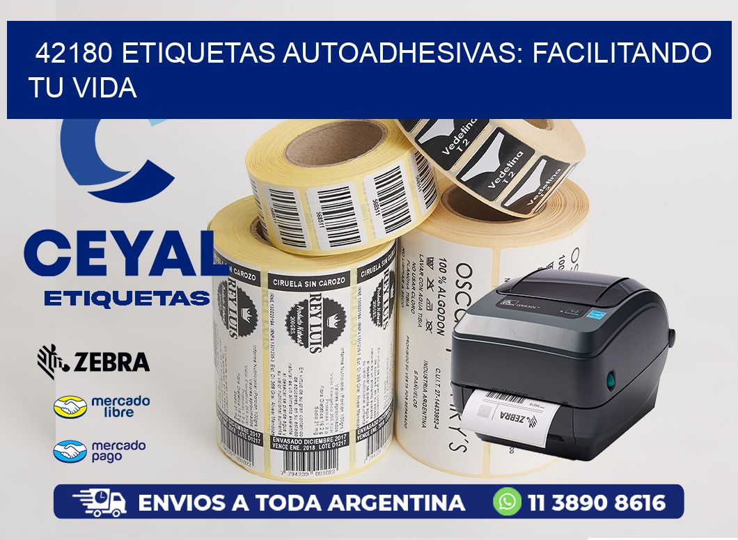 42180 Etiquetas Autoadhesivas: Facilitando tu Vida