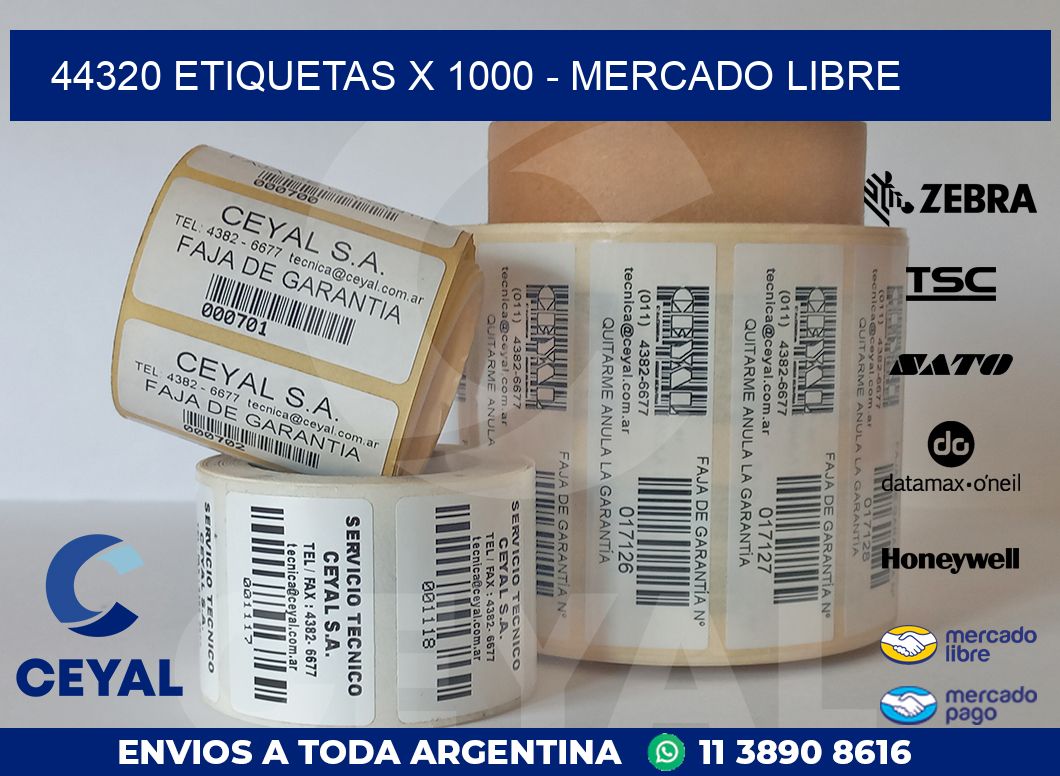 44320 ETIQUETAS X 1000 – MERCADO LIBRE