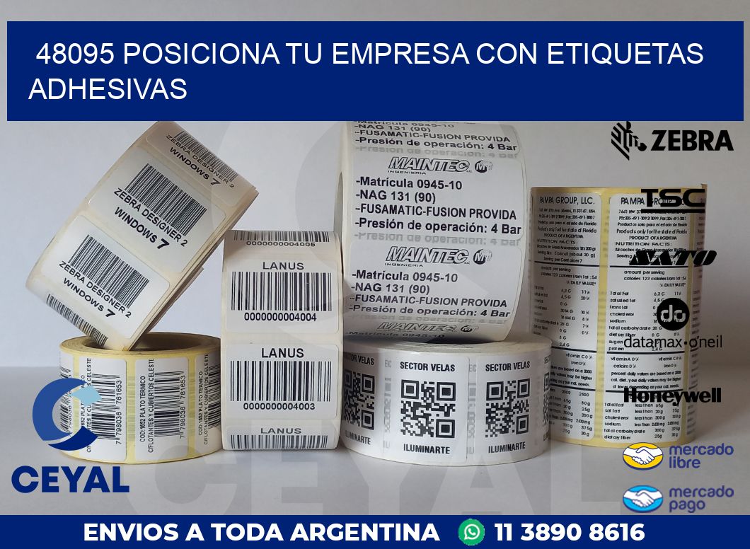 48095 POSICIONA TU EMPRESA CON ETIQUETAS ADHESIVAS