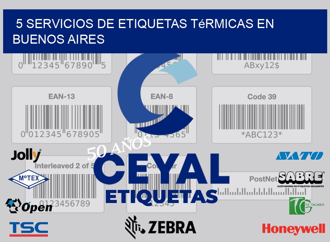 5 Servicios de Etiquetas Térmicas en Buenos Aires