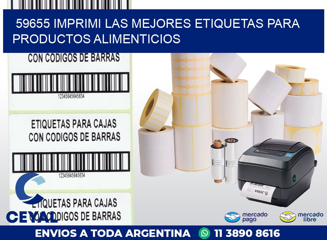 59655 IMPRIMI LAS MEJORES ETIQUETAS PARA PRODUCTOS ALIMENTICIOS