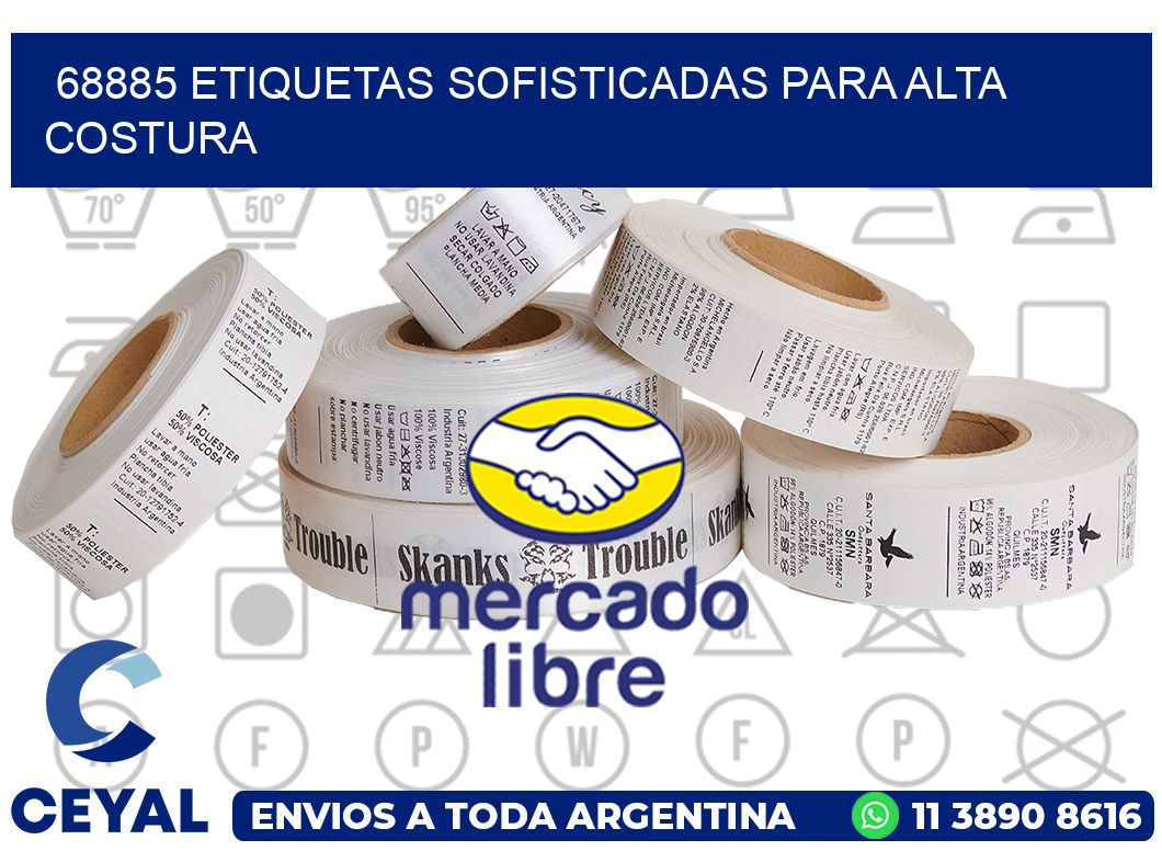 68885 ETIQUETAS SOFISTICADAS PARA ALTA COSTURA
