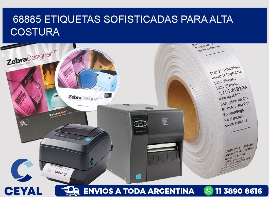 68885 ETIQUETAS SOFISTICADAS PARA ALTA COSTURA