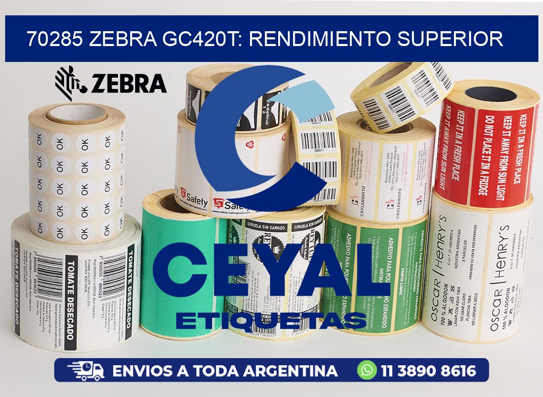 70285 Zebra GC420T: Rendimiento Superior