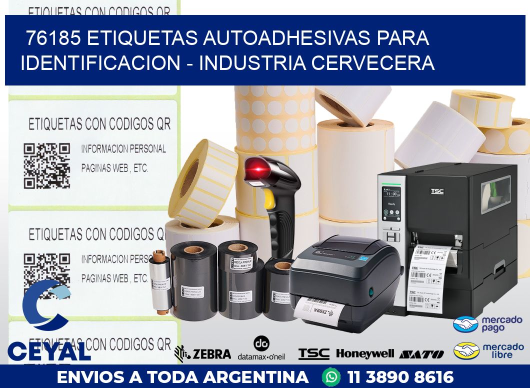 76185 ETIQUETAS AUTOADHESIVAS PARA IDENTIFICACION – INDUSTRIA CERVECERA