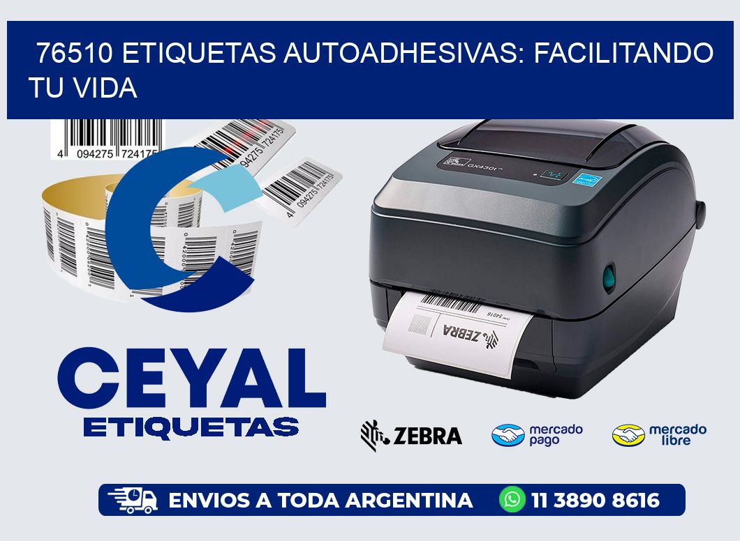 76510 Etiquetas Autoadhesivas: Facilitando tu Vida