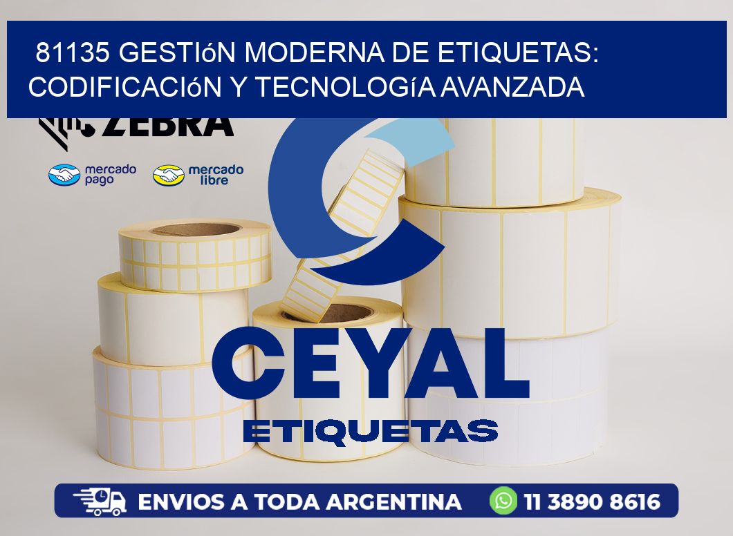 81135 Gestión Moderna de Etiquetas: Codificación y Tecnología Avanzada
