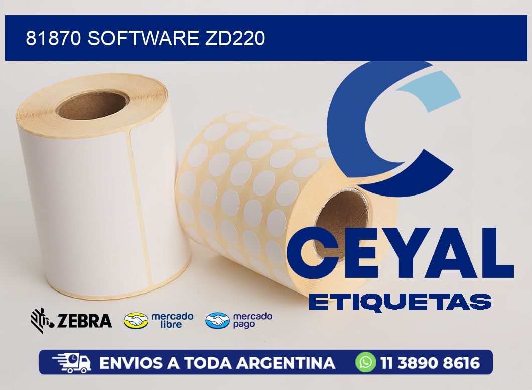 81870 SOFTWARE ZD220