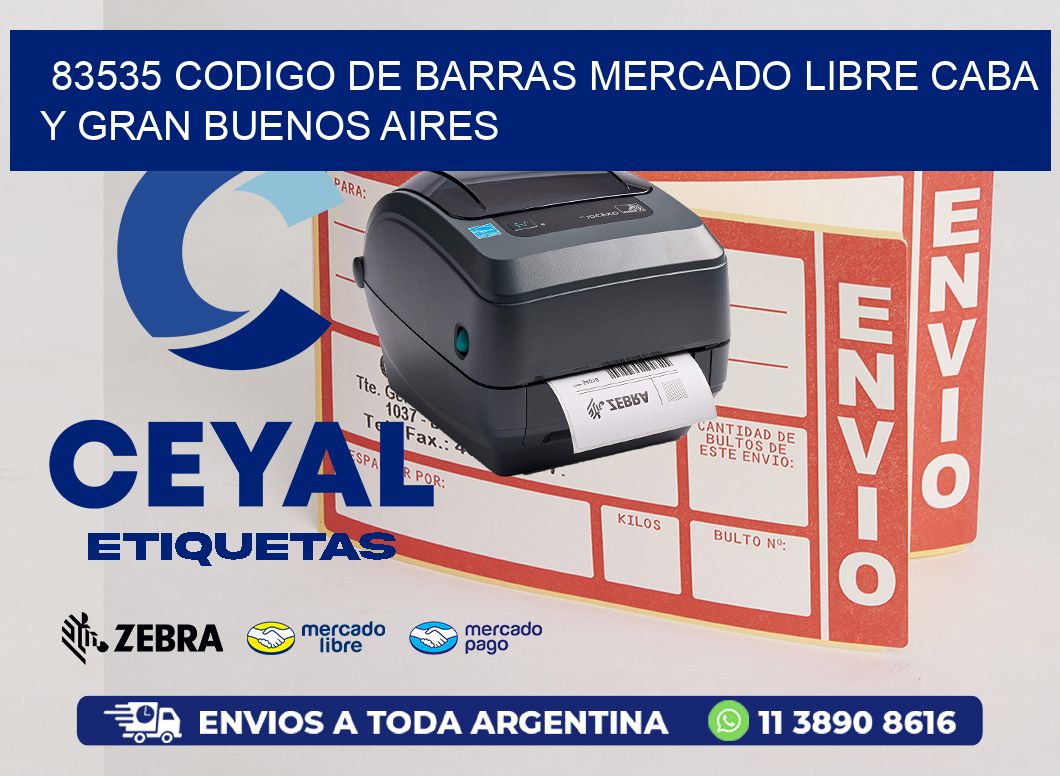 83535 CODIGO DE BARRAS MERCADO LIBRE CABA Y GRAN BUENOS AIRES
