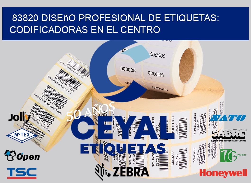 83820 Diseño Profesional de Etiquetas: Codificadoras en el Centro