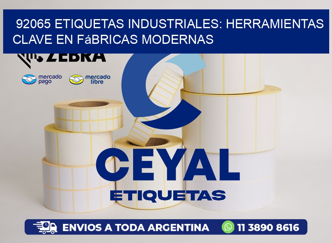 92065 Etiquetas Industriales: Herramientas Clave en Fábricas Modernas