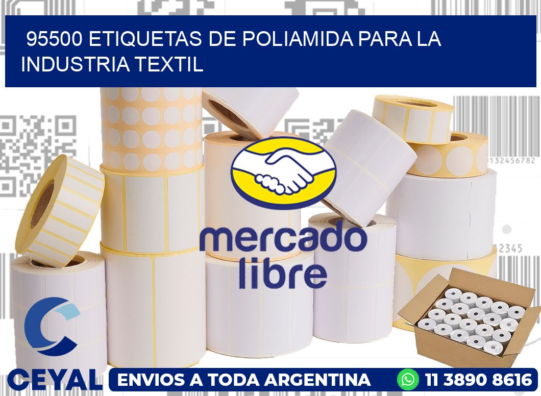 95500 ETIQUETAS DE POLIAMIDA PARA LA INDUSTRIA TEXTIL