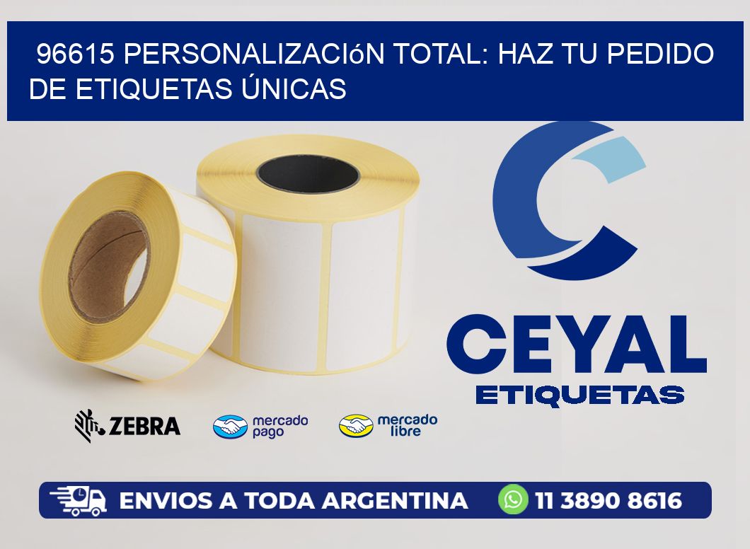 96615 Personalización Total: Haz tu Pedido de Etiquetas Únicas