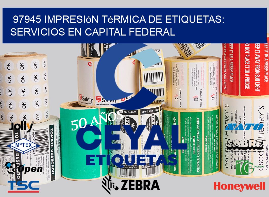 97945 Impresión Térmica de Etiquetas: Servicios en Capital Federal