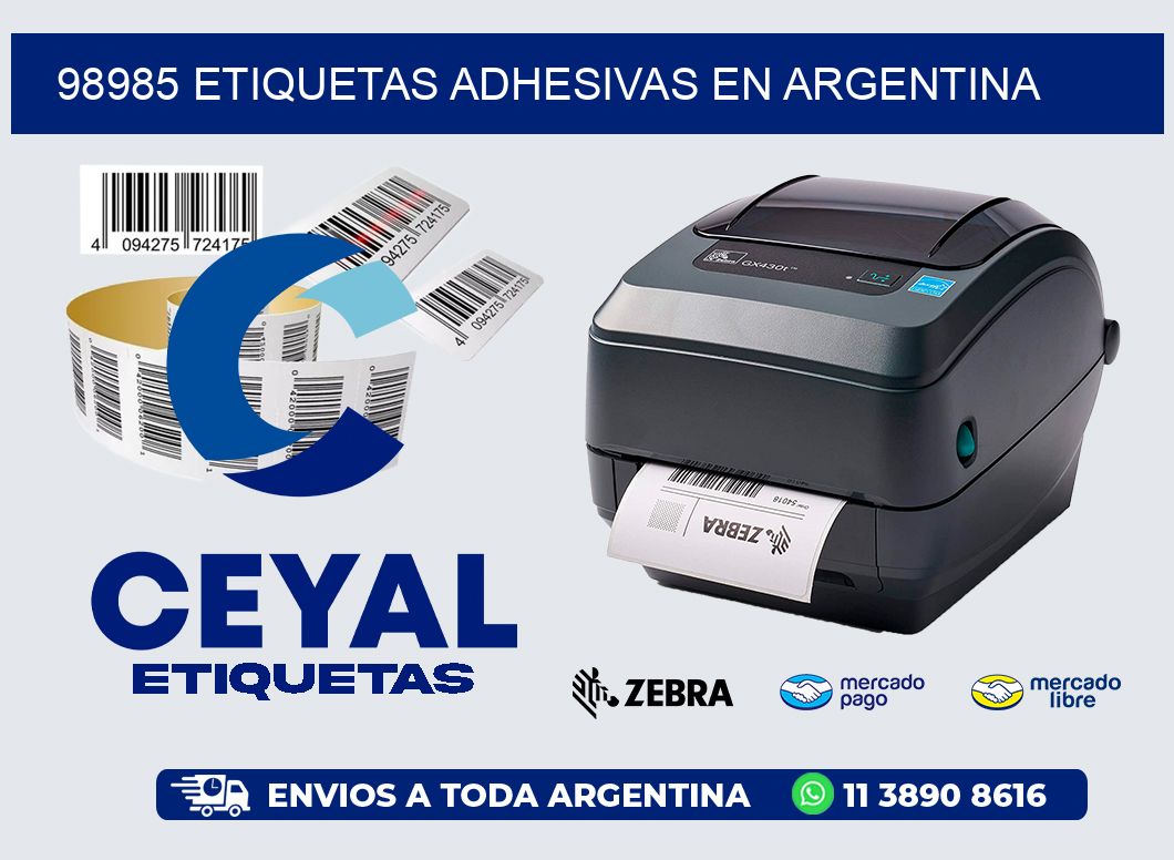 98985 ETIQUETAS ADHESIVAS EN ARGENTINA