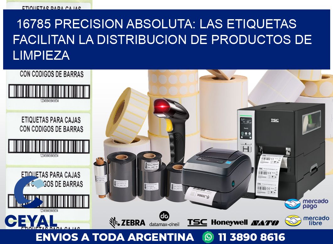 16785 PRECISION ABSOLUTA: LAS ETIQUETAS FACILITAN LA DISTRIBUCION DE PRODUCTOS DE LIMPIEZA