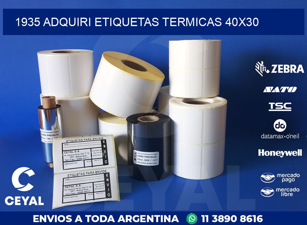 1935 ADQUIRI ETIQUETAS TERMICAS 40X30