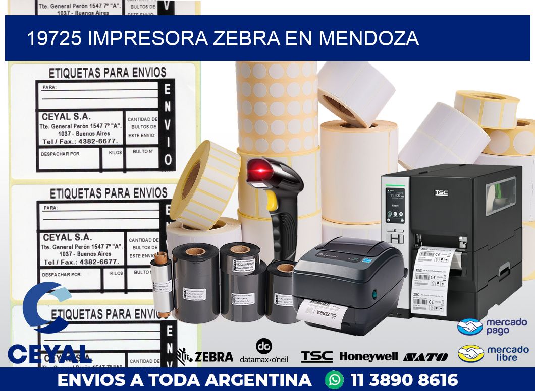 19725 IMPRESORA ZEBRA EN MENDOZA