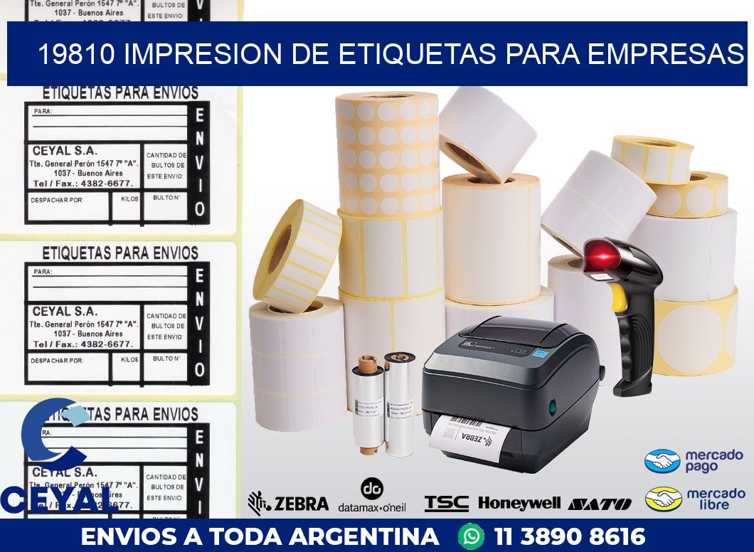 19810 IMPRESION DE ETIQUETAS PARA EMPRESAS