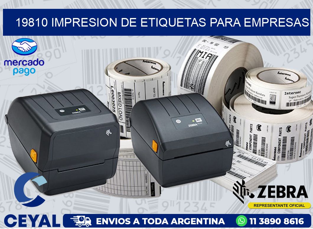 19810 IMPRESION DE ETIQUETAS PARA EMPRESAS