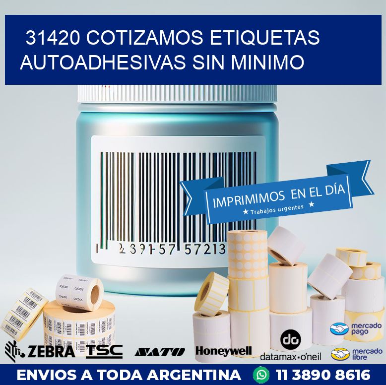 31420 COTIZAMOS ETIQUETAS AUTOADHESIVAS SIN MINIMO