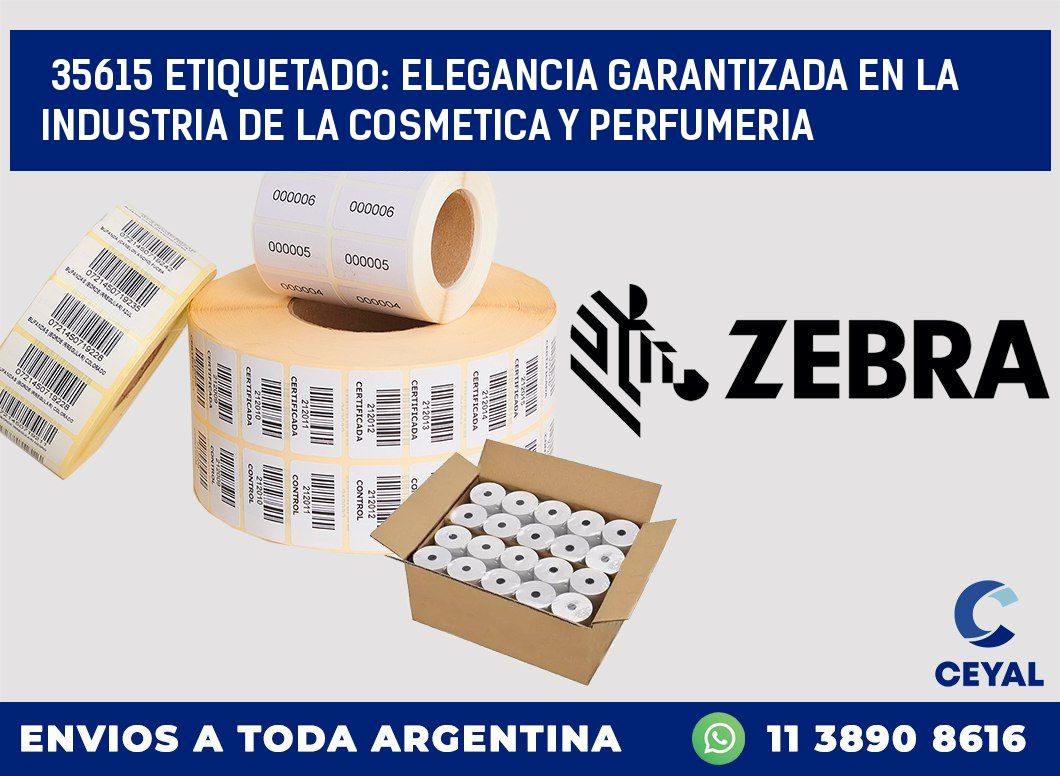 35615 ETIQUETADO: ELEGANCIA GARANTIZADA EN LA INDUSTRIA DE LA COSMETICA Y PERFUMERIA