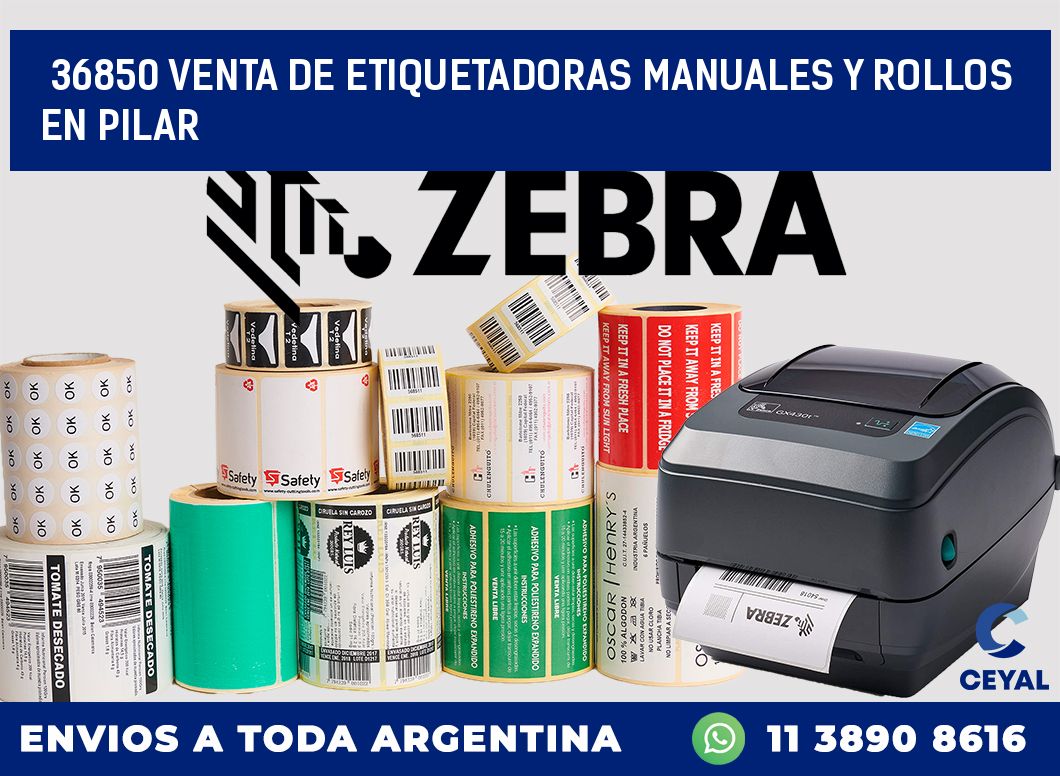 36850 VENTA DE ETIQUETADORAS MANUALES Y ROLLOS EN PILAR