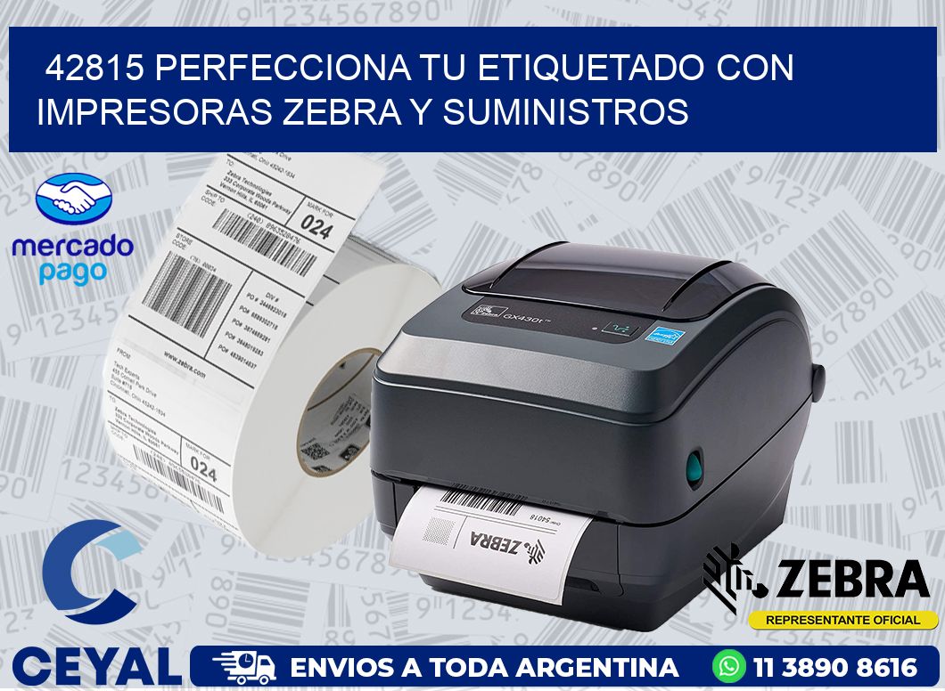 42815 PERFECCIONA TU ETIQUETADO CON IMPRESORAS ZEBRA Y SUMINISTROS
