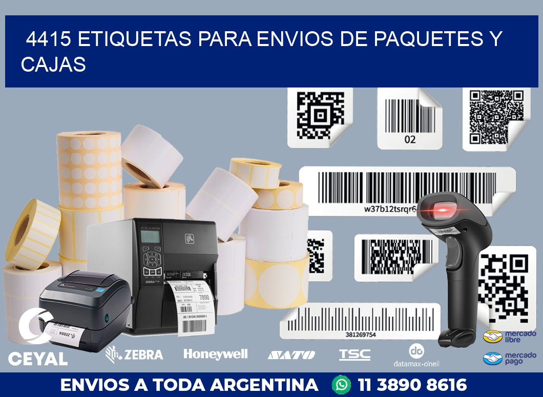 4415 ETIQUETAS PARA ENVIOS DE PAQUETES Y CAJAS