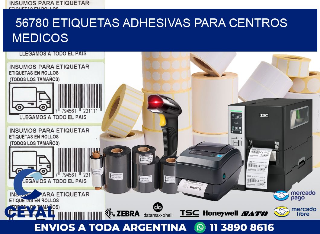 56780 ETIQUETAS ADHESIVAS PARA CENTROS MEDICOS