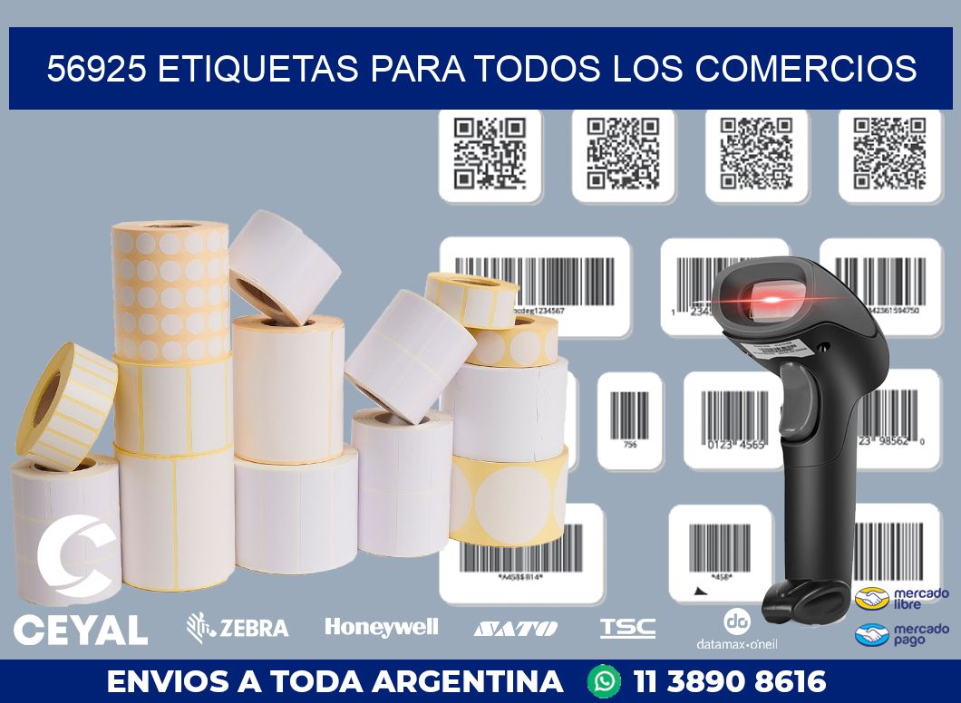 56925 ETIQUETAS PARA TODOS LOS COMERCIOS
