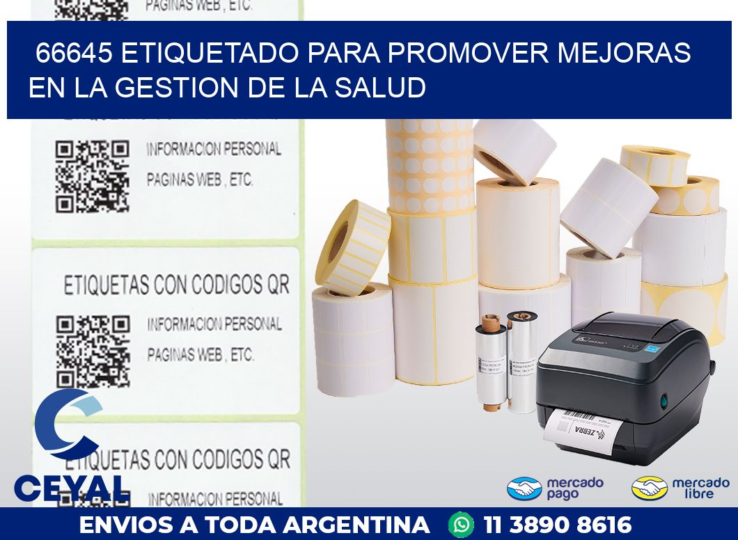 66645 ETIQUETADO PARA PROMOVER MEJORAS EN LA GESTION DE LA SALUD