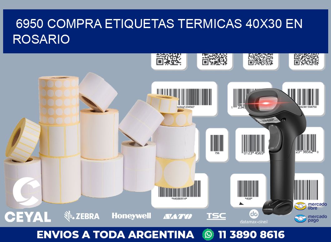 6950 COMPRA ETIQUETAS TERMICAS 40X30 EN ROSARIO
